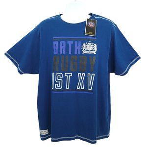 Bath Rugby Official 1865 Collection T Shirt Mens 2XL Short Sleeve 1st XV NEW